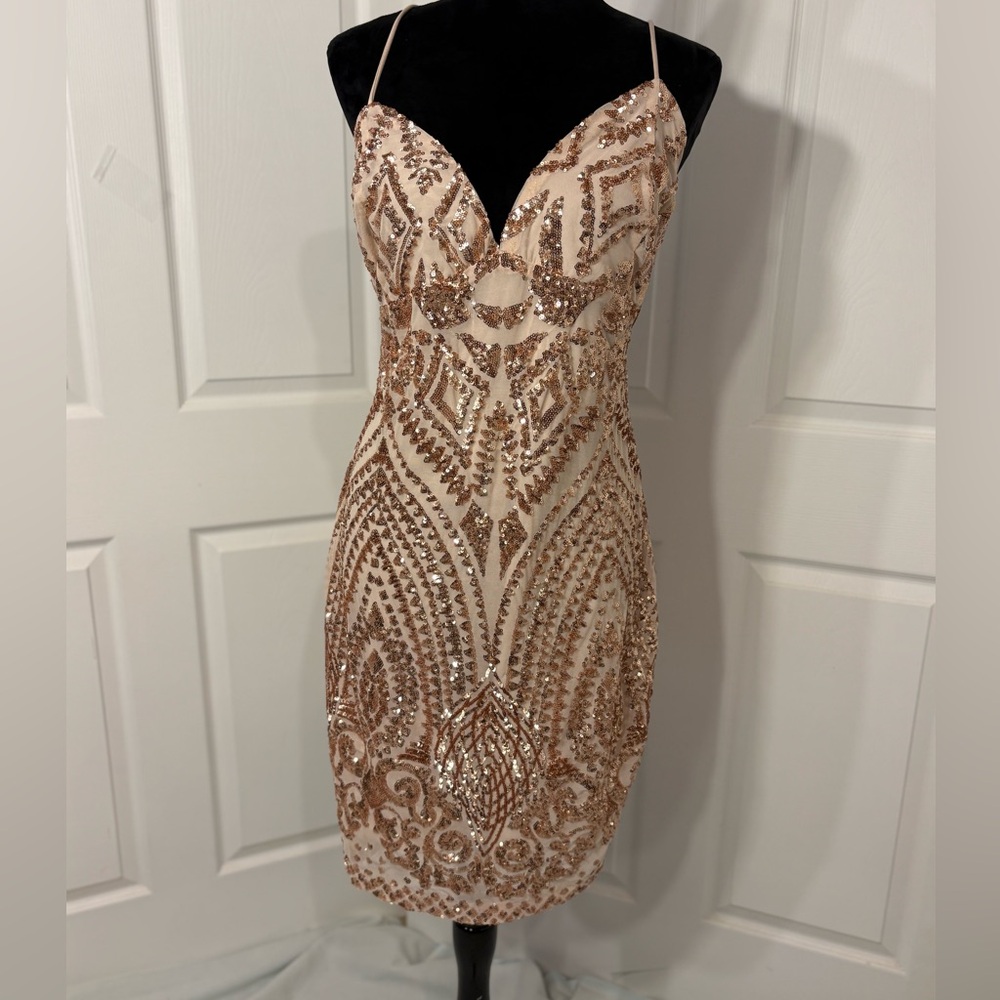Size 3X semi-formal gown